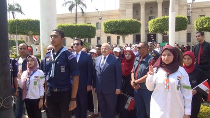 أوركسترا جامعة القاهرة تستقبل الطلاب الجدد بنشيد بسم الله