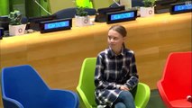 Greta Thunberg, Birleşmiş Milletler İklim Zirvesi'nin ilk gününde konuşma yaptı - NEW