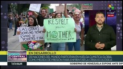 Jóvenes mexicanos se únen a la Huelga Climática Global