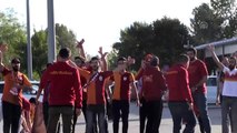 Galatasaray kafilesi Malatya'ya geldi