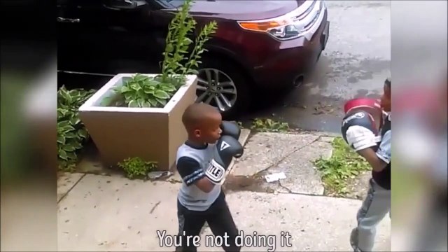 L'incroyable entrainement de 2 enfants, futurs champions de boxe