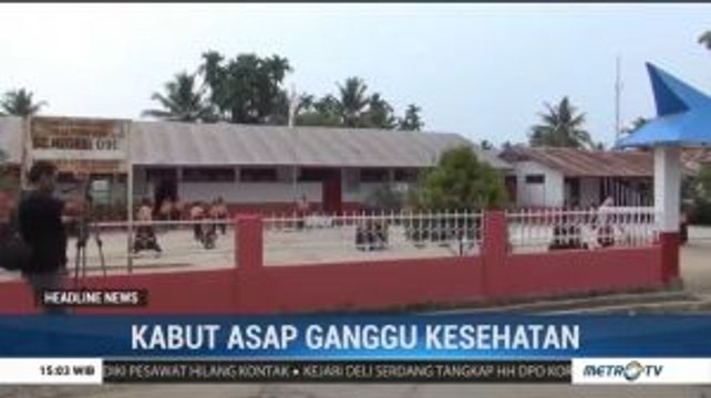 Mandailing Natal Mulai Terpapar Kabut Asap
