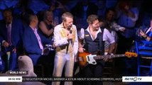 Ulvaeus Surprised Audience at Mama Mia Opening