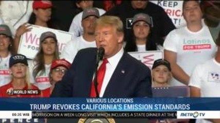 Trump Revokes California's Emission Standards