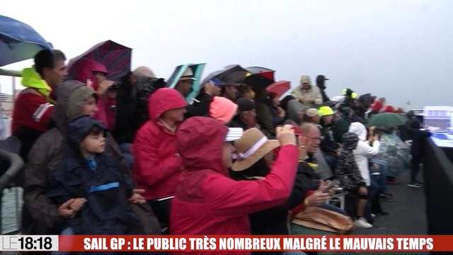 Sail GP : des centaines de spectateurs pour la finale marseillaise malgré la pluie