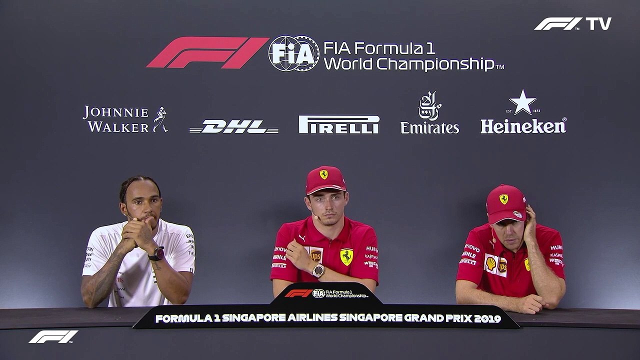 F1 2019 Singapore GP - Post-Qualifying Press Conference