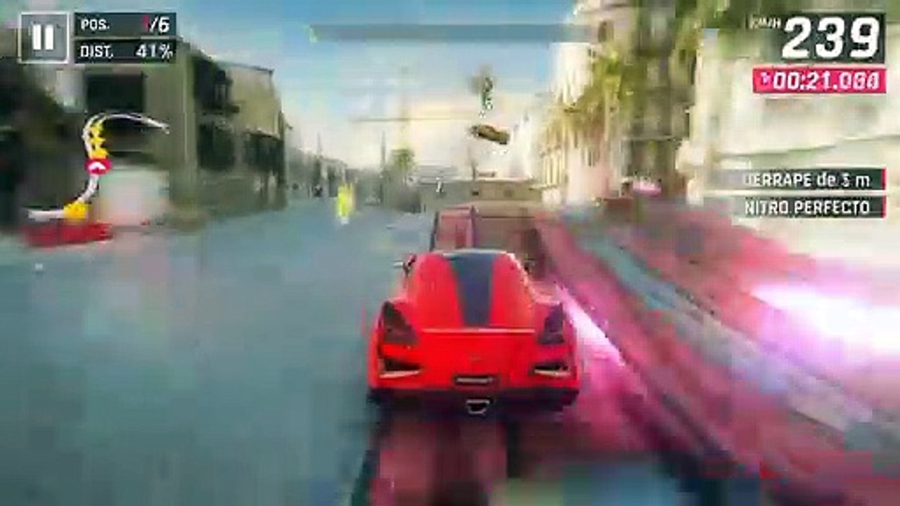 Asphalt 9 McLaren a fondo Gana y sigue