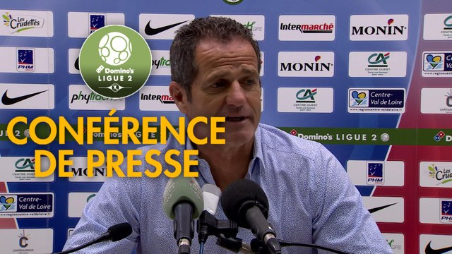 Conférence de presse Châteauroux - Grenoble Foot 38 (1-1) : Nicolas USAI (LBC) - Philippe HINSCHBERGER (GF38) - 2019/2020