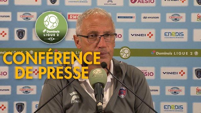 Conférence de presse Paris FC - Clermont Foot (0-2) : Mecha BAZDAREVIC (PFC) - Pascal GASTIEN (CF63) - 2019/2020