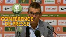 Conférence de presse AS Nancy Lorraine - FC Chambly (3-0) : Jean-Louis GARCIA (ASNL) - Bruno LUZI (FCCO) - 2019/2020