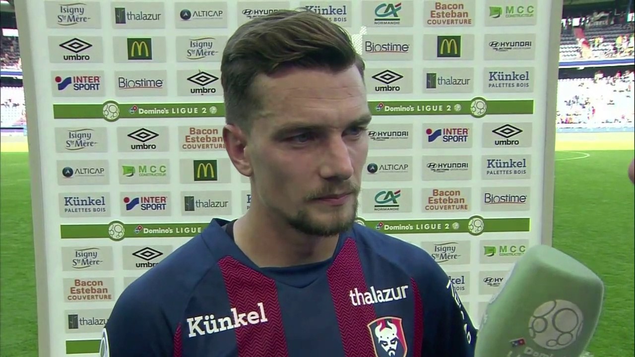La réaction de Benjamin Jeannot après SMCaen / RC Lens - Vidéo Dailymotion