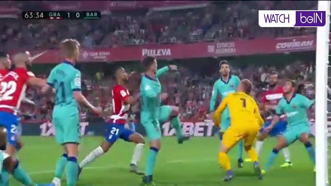 Résumé et objectifs du match entre Grenade et Barcelone 21-09-2019