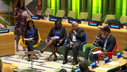 Los jóvenes se movilizan por el clima en inédita cumbre en la ONU
