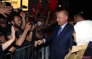 New York'a giden Cumhurbaşkanı Erdoğan, Türkler tarafından coşkuyla karşılandı