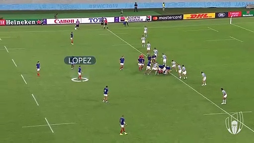 Camille Lopez’s winning drop goal for France – Rugby World Cup 2019