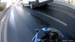 İstanbul'da motosikletli gencin metrelerce sürüklendiği kaza kamerada