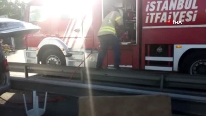 - E-5 Sefaköy'de sabah saatlerinde kaza: 2 yaralı