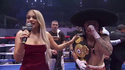 Diaz Vs Cuadro -  Jojo Diaz post interview 2