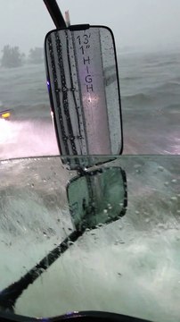 Flooding Fills Texas Highway