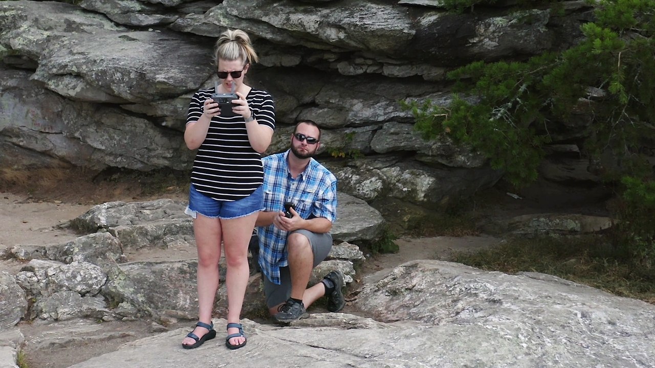Woman Unknowingly Films Her Own Proposal