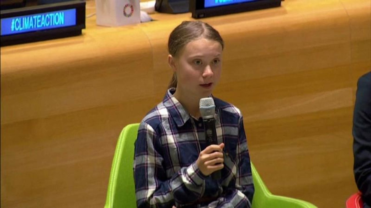 Greta Thunberg apela a ações efetivas contra alterações climáticas