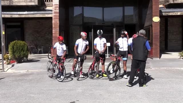 Yabancı bisikletçilerin yüksek irtifa tercihi Erciyes