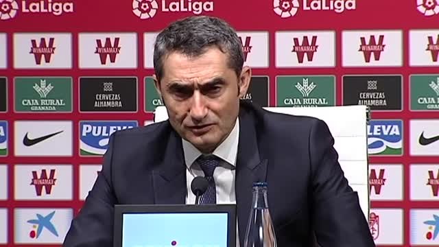 Valverde: Hoy no hemos merecido ganar