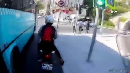 Zeminin ıslak olması nedeniyle hakimiyetini kaybederek kaza yaptı