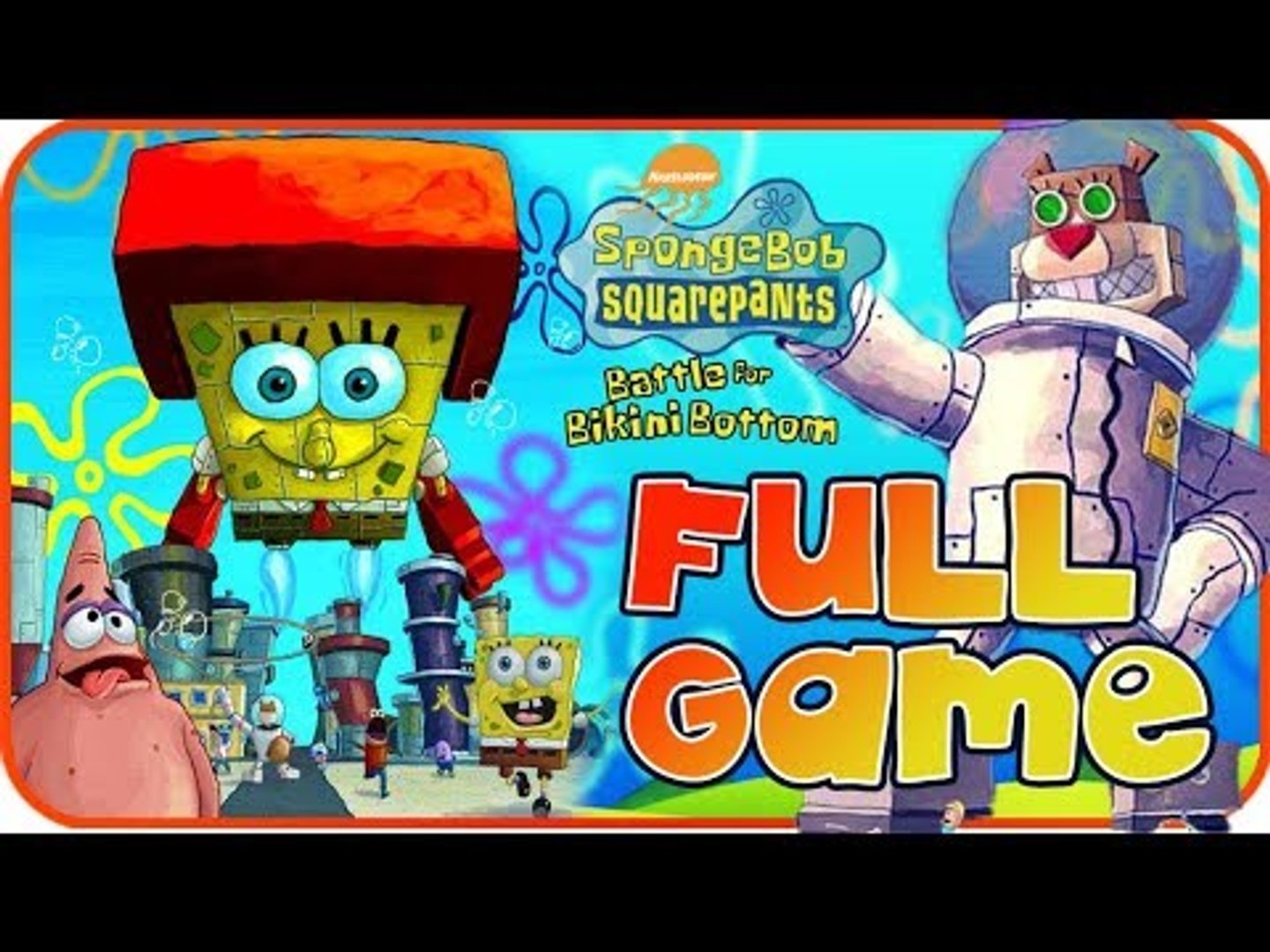 SpongeBob Battle for Bikini Bottom FULL Movie GAME Longplay (PS2, Gamecube)  - video Dailymotion