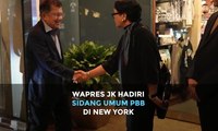 Wapres JK Wakili Presiden Jokowi Hadiri Sidang Umum PBB di New York