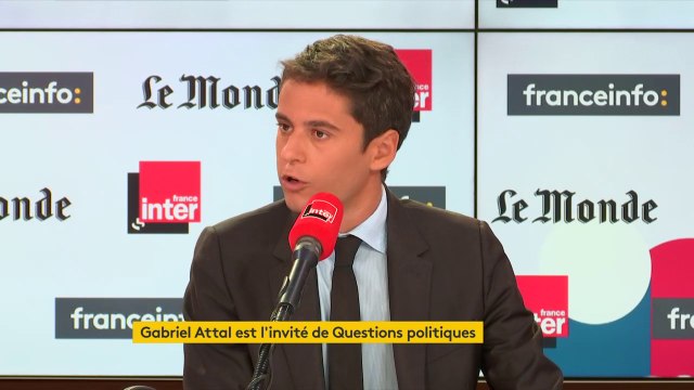 Gabriel Attal sur le contrôle des ministres par le président via une application : Il nous demande d'être efficace, c'est normal qu'il contrôle pour être sûr qu'on atteigne les objectifs qu'il nous a donné