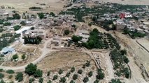 Dara antik kentinde tarihi surlar gün yüzüne çıkarılıyor