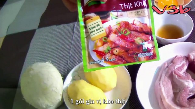 THỊT KHO KHOAI TÂY NƯỚC DỪA Ngon Cơm Ấm Bụng