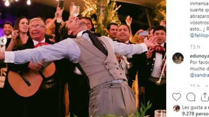 Feliciano López y Sandra Gago comparten un pequeño álbum de su boda