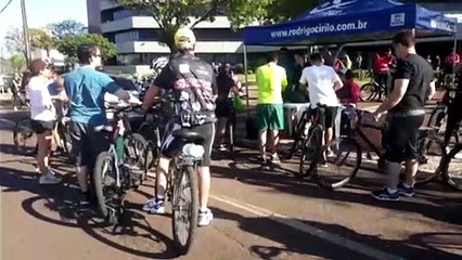 Passeio de bicicleta com 9 quilômetros marca Dia Mundial sem Carro