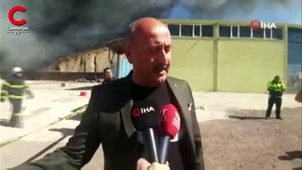 Kırıkkale OSB'de fabrika yangını