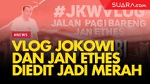 Sindir Karhutla Jambi, Vlog Jokowi dan Jan Ethes Diedit Jadi Merah