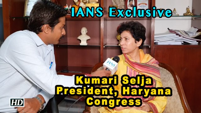 IANS Exclusive | Interview | Haryana Congress chief Kumari Selja