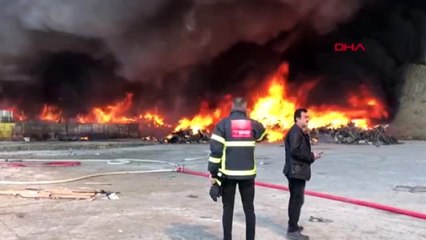 Kırıkkale'de fabrika yangını