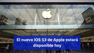 El nuevo iOS 13 de Apple estará disponible hoy