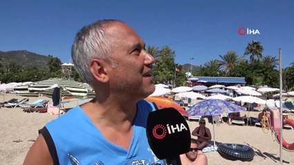 Alanya’ya kış gelmek bilmiyor...Sahiller tıklım tıklım