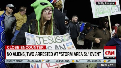 No aliens, 2 arrested at `Storm Area 51` event