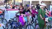 'Süslü kadınlar bisiklet turu'nda pedal çevirdi