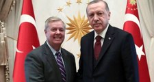 Erdoğan, ABD'li senatör Lindsey Graham'ı kaldığı otelde kabul etti