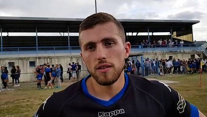 vidéo Yoann Baret (Vinay) après derby face à Voiron - 22092019