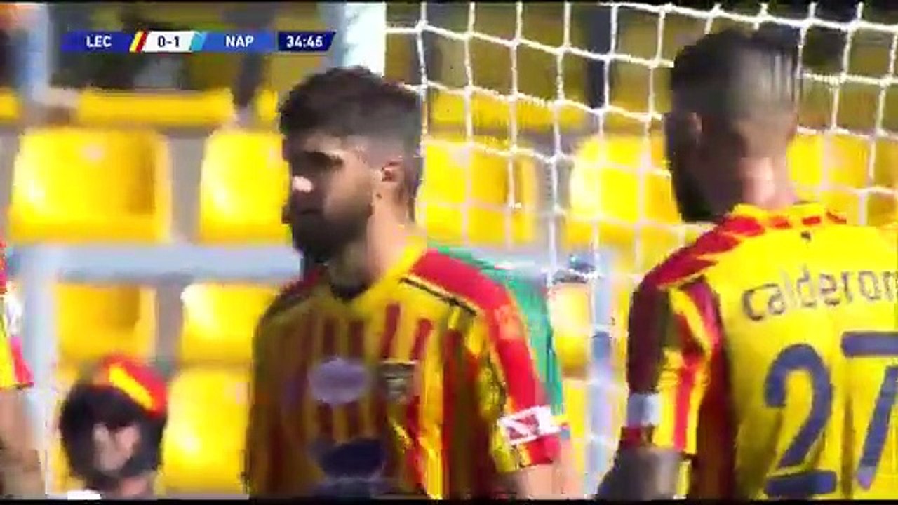 Match de résumé Lecce vs Napoli Serie