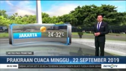 Prakiraan Cuaca, Minggu 22 September 2019