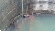 Ils sauvent un léopard tombé dans un puits
