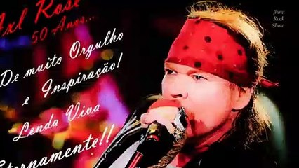 Happy Day Axl Rose and Rick Astley