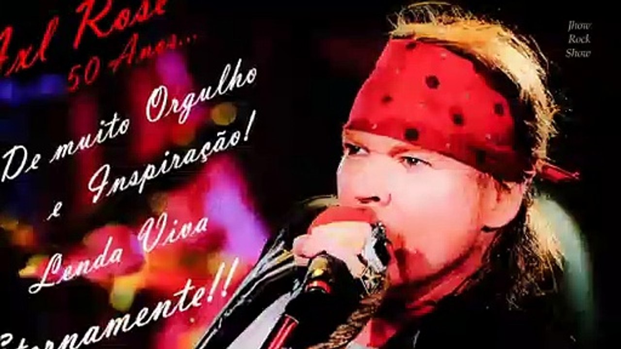 Happy Day Axl Rose and Rick Astley
